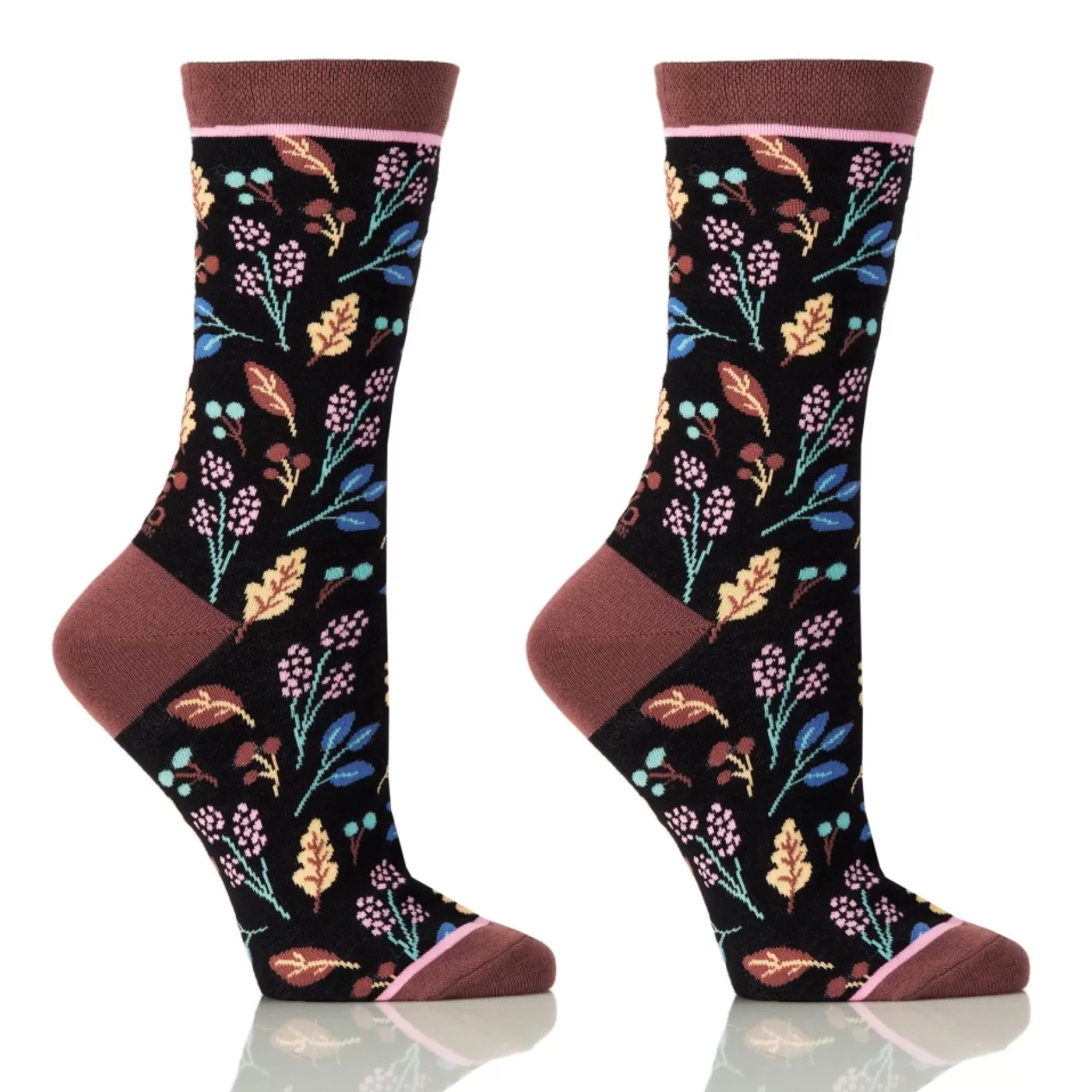 Slippers, Socks & Sandals** Women's Socks - Plants Patterns