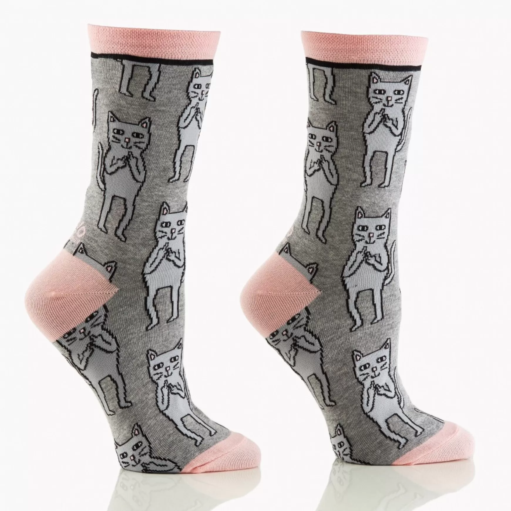 Slippers, Socks & Sandals** Women's Socks - Standing Cats
