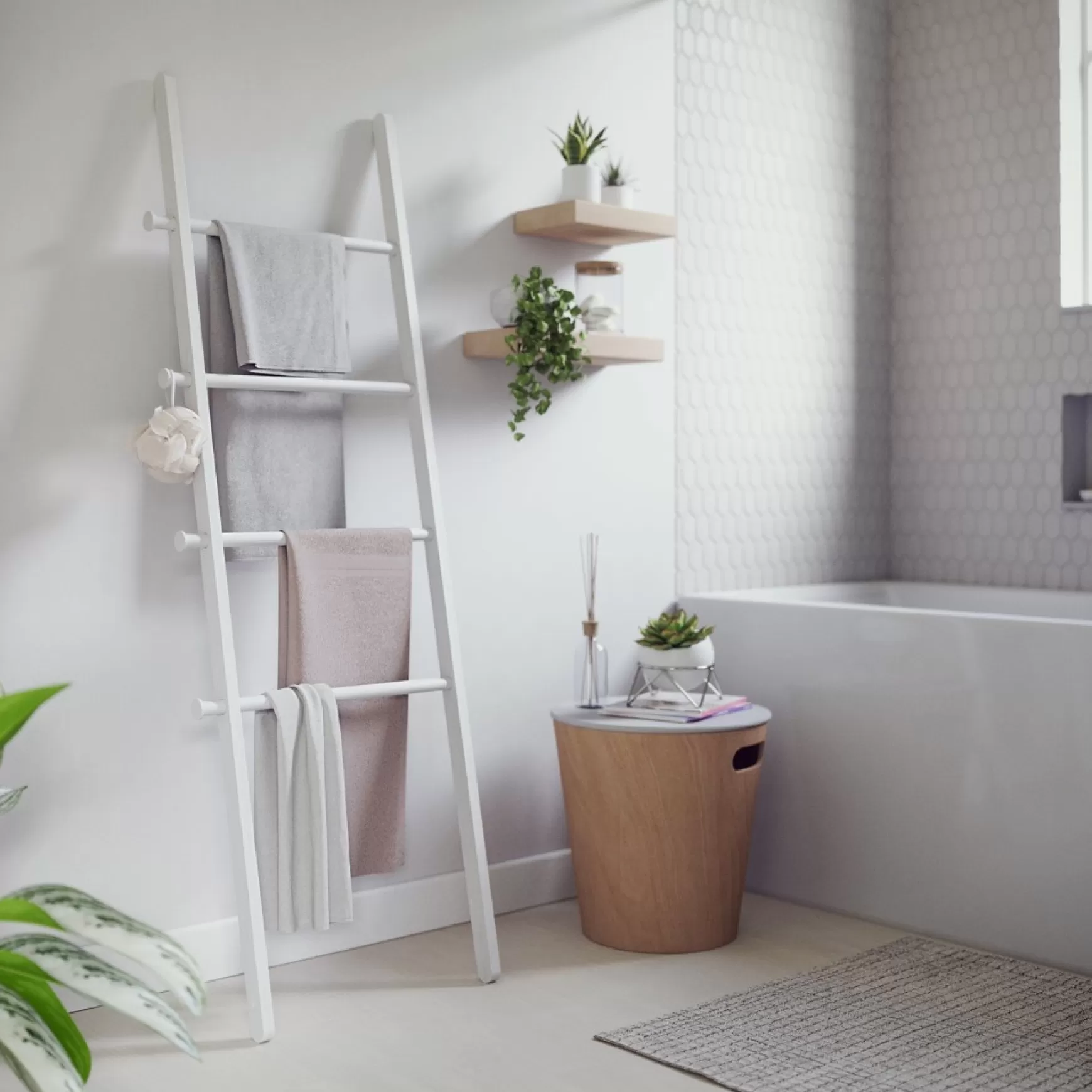Organization*Umbra Wooden Ladder - Leana